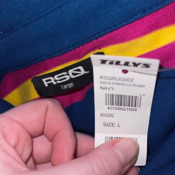 Blue, Yellow, and Pink Long sleeve - Picture 2 of 2